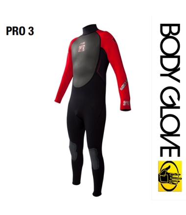 Body Glove 2015 Pro3 3/2 Fullsuit Black/Red