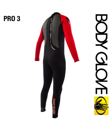 Body Glove 2015 Pro3 3/2 Fullsuit Black/Red